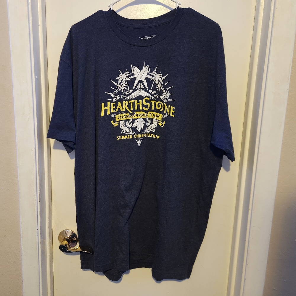 Blizzard Hearthstone Summer 2018 Championship shirt, blue 2XL